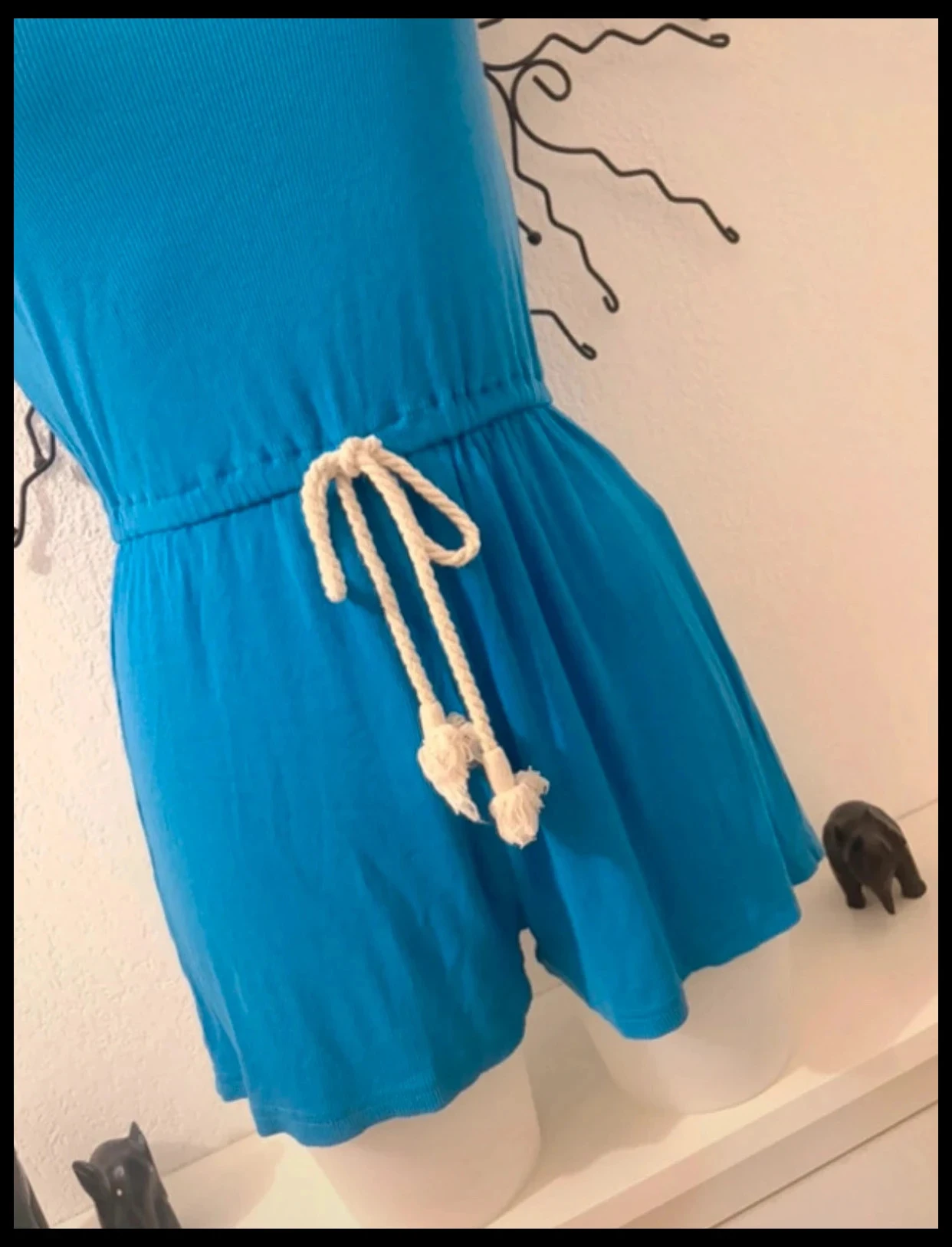Light Blue Pimkie Backless Jumpsuit – Size XS – photo 2